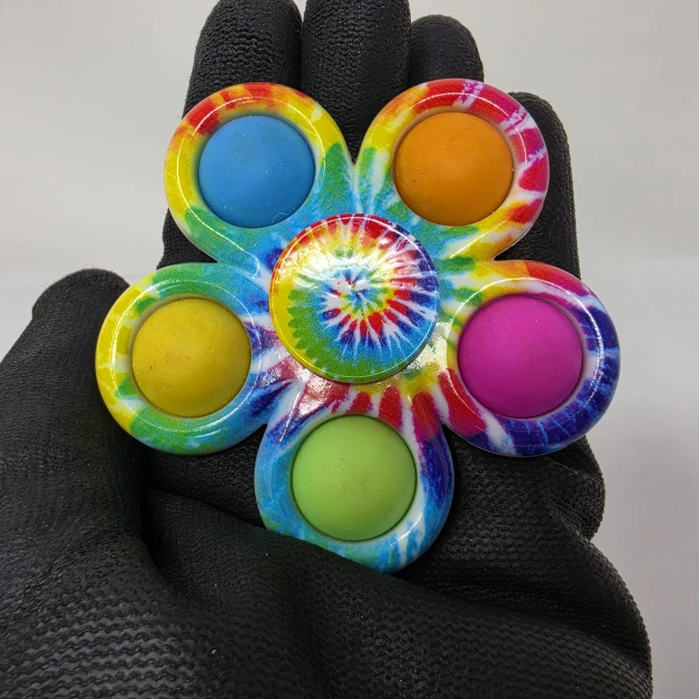 Spinner Tye Die Fidget SensoryToy Lot of 2